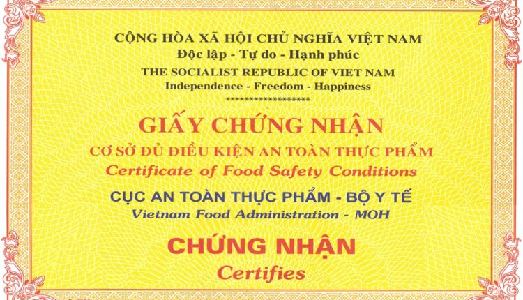 Cơ sở đủ điều kiện VSATTP để c&oacute; Giấy chứng nhận khi hoạt động
